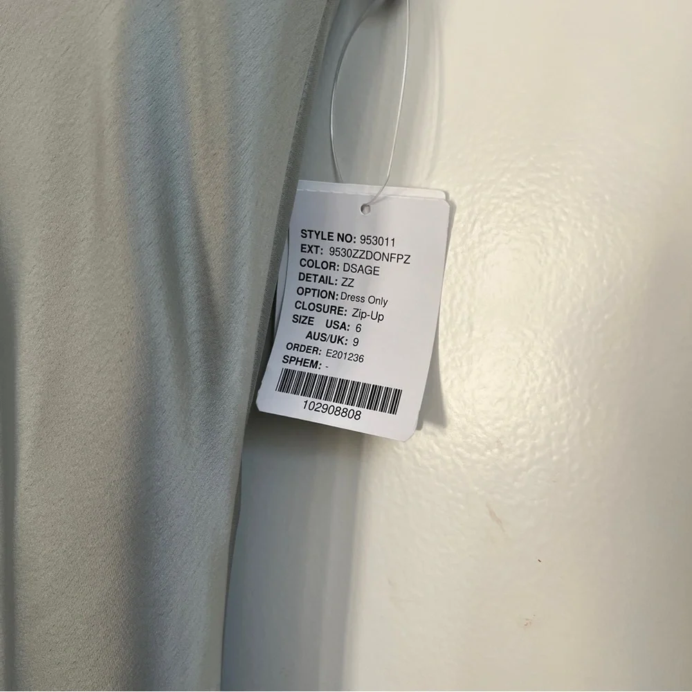 NEW Sorella Vita Desert Sage Bridesmaid Dress - Picture 5 of 8